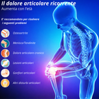 Massaggiatore elettrico per ginocchia con riscaldamento