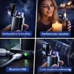 Accendino elettrico Fiamma Eterna
